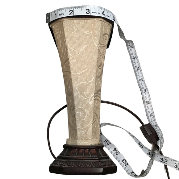 10” High Antique Low Light Nightlight Fabric & Metal (Bulb Included) - Picture 10 of 14